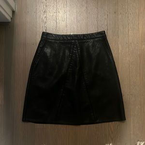 Zara a-line mini skirt.